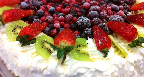 The Firey Cook's Large Decorated Pavlova